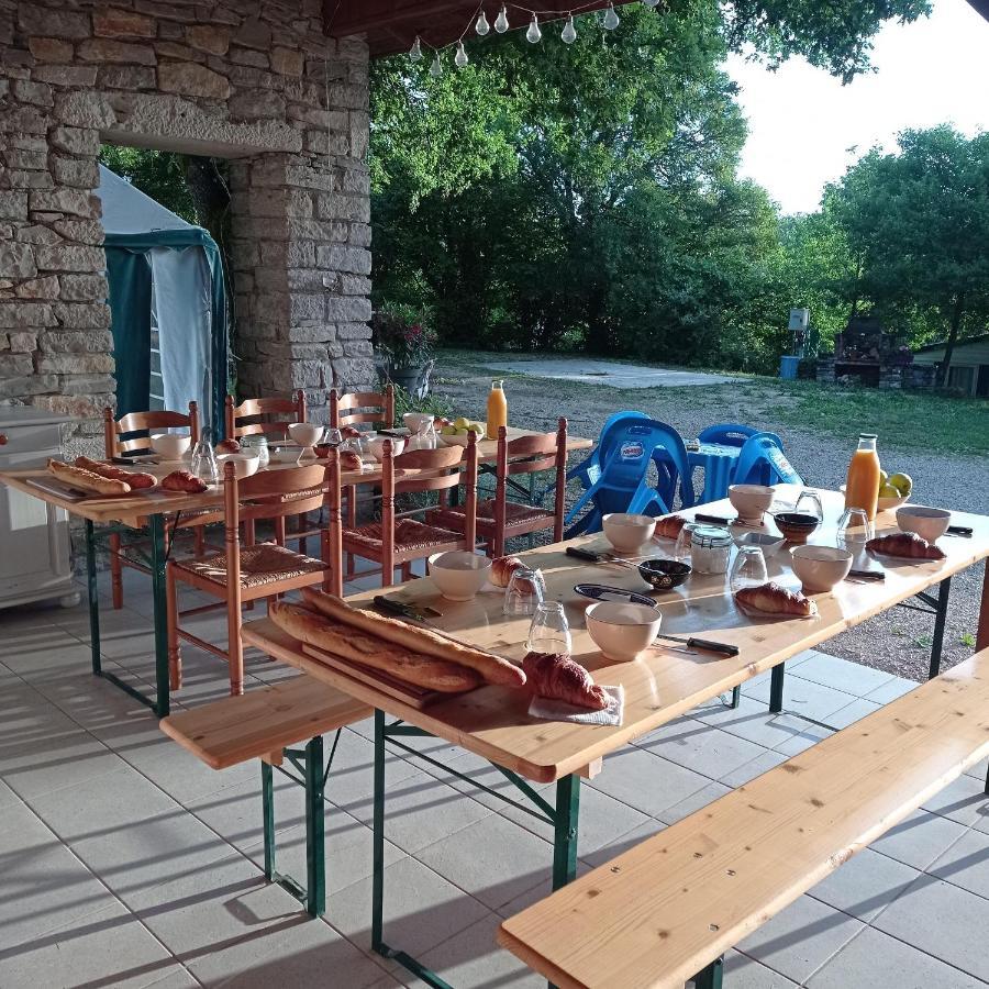 Camping Le Bel Air Tente Insolite Sibley'S 4 Personnes-Le Romarin Limogne-en-Quercy Eksteriør billede